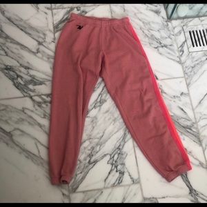 Petal pink AV pants